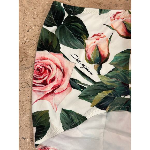 Dolce & Gabbana Swimwear Two Piece High Waist Bikini Set Floral Print - Picture 2 of 11